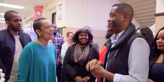 Gabrielyn Watson-Foster and former studentsYouTube Screenshot