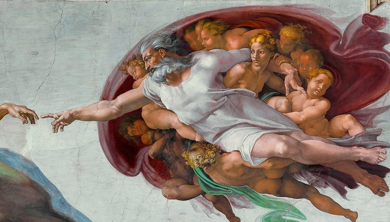 Michelangelo, Creation of Adam (1511).