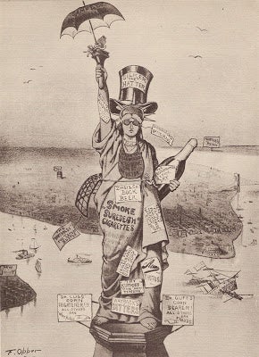 Illustration for article titled Advertising in the Near Future (1885)