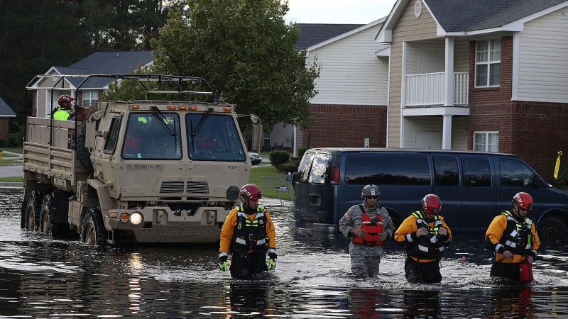 Illustration for article titled 2 Patients Chained to Back of Van Died in Florence Floodwater as Deputies Sought Safety