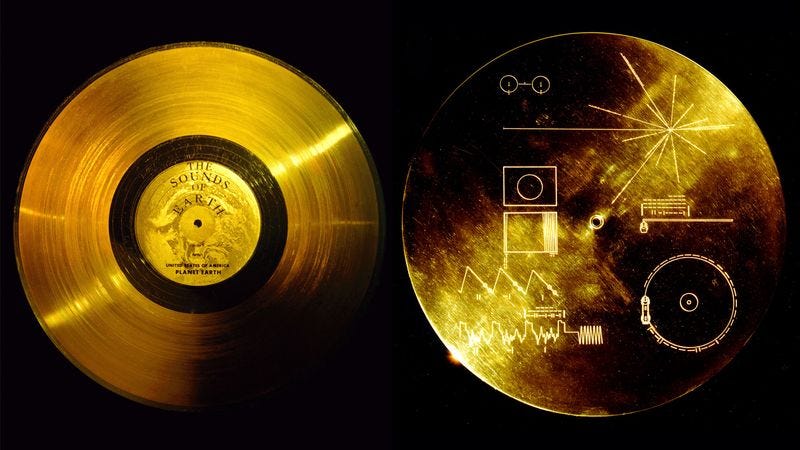 Illustration for article titled Stoned Extraterrestrial Stumbles Across Hidden Message After Listening To Golden Record Backwards