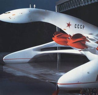 Illustration for article titled The Fabulous Works of Luigi Colani, Including Ekranoplans