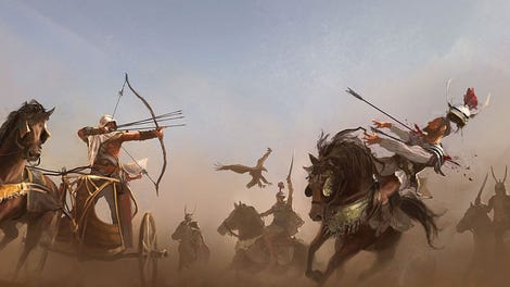 Assassins Creed Origins Player Tries To Kill A War Elephant With
