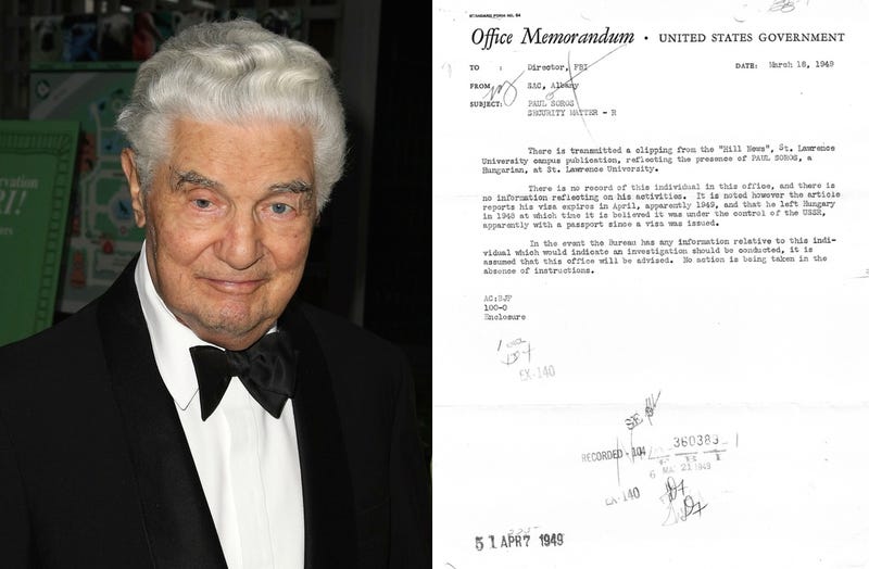 photo of Here's the FBI File of Paul Soros, Brother of Billionaire George Soros image