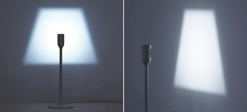Illustration for article titled A Clever Lamp Without a Bulb That Still Projects a Classic Silhouette