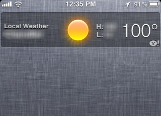 Illustration for article titled Tip: Disable Local Weather to Save Battery
