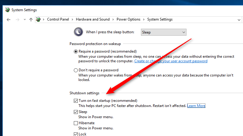 enable startup services windows 10