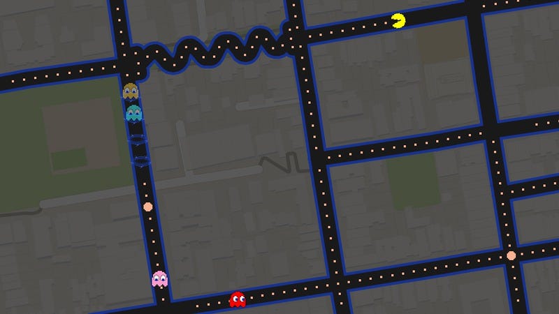 Illustration for article titled Now you can play the computer game Pac-Man in the real world, on your computer
