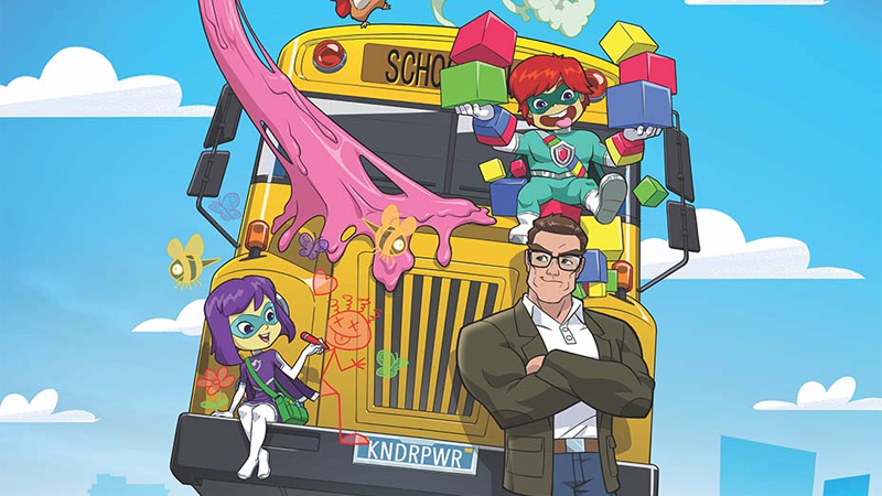Superpowered toddlers are more than enough for Arnold Schwarzenegger to handle.
