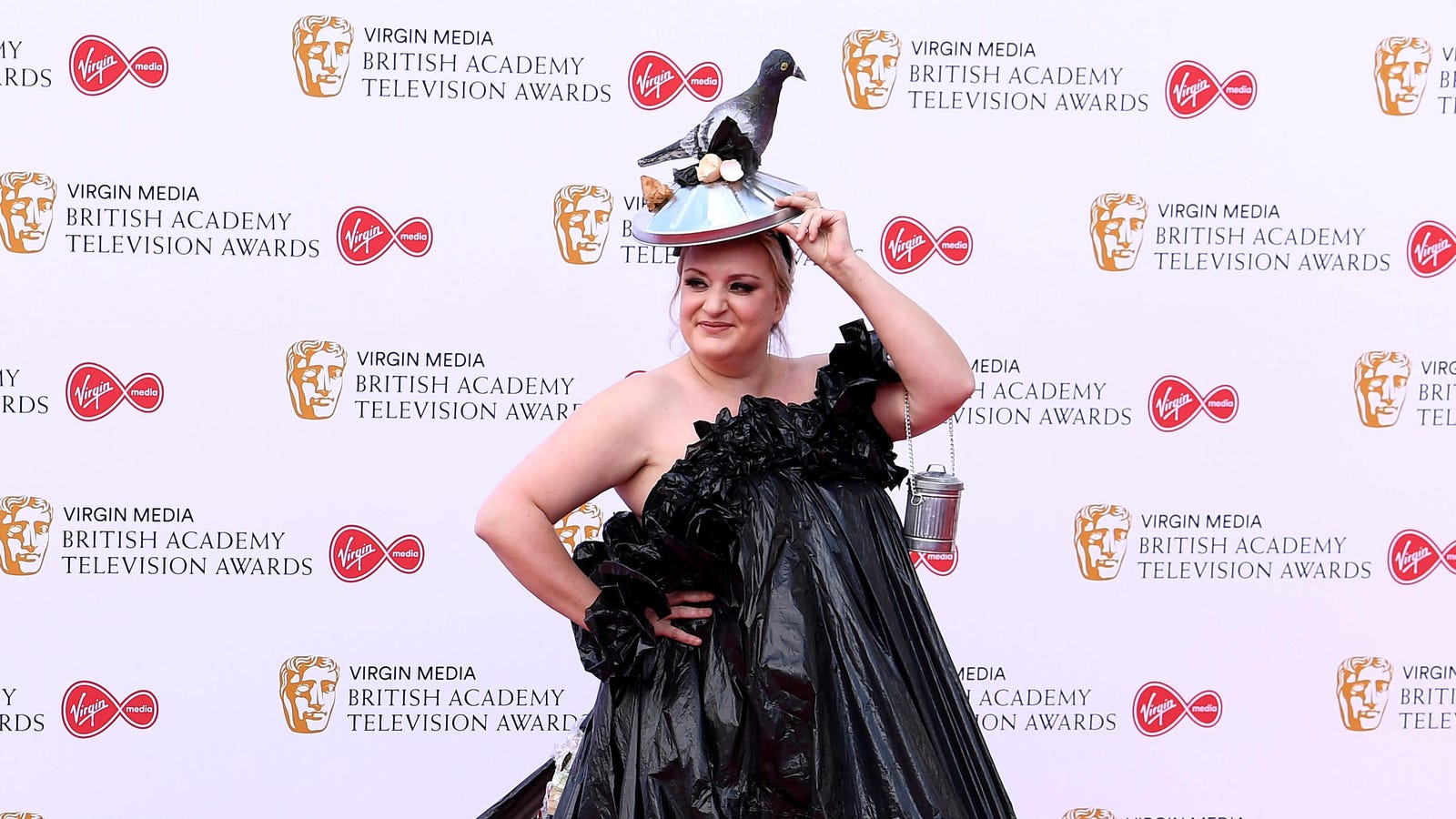 Daisy May Cooper Wears Trash Dress to BAFTA Awards 2019
