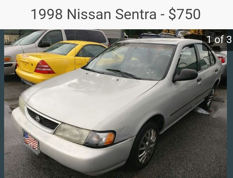 NPOCP- 1998 Nissan Sentra Manual for $750 NPOCP- 1998 Nissan Sentra Manual for $750