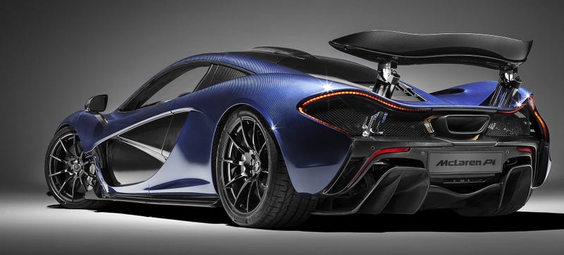 McLaren P1 blue