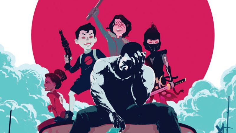 Illustration for article titled Exclusive Valiant preview: Enter the Squirtverse in Bloodshot: Reborn #5