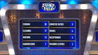 Illustration for article titled Family Feud Australia Thinks Women's Jobs are 'Cleaning,' 'Dishes'