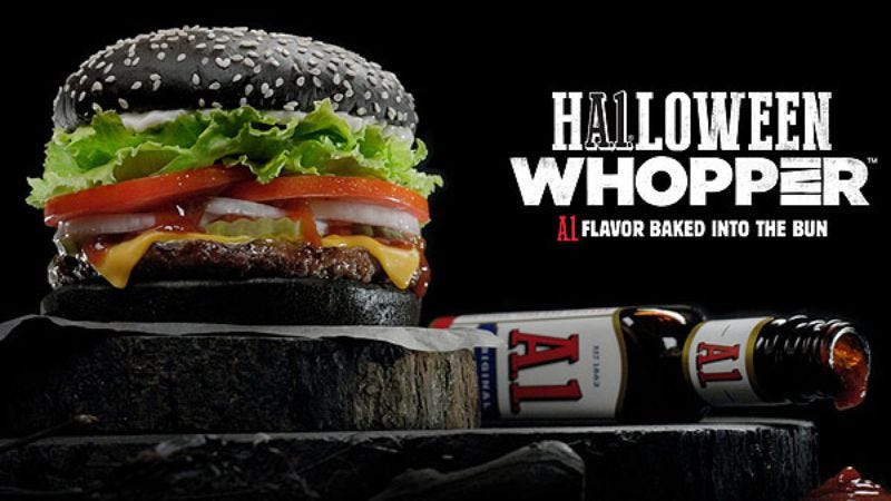 Illustration for article titled Read This: Here’s why the BK Halloween Whopper will turn your poop green
