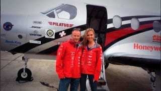 Illustration for article titled Amelia Earhart Begins Record-Setting Global Flight