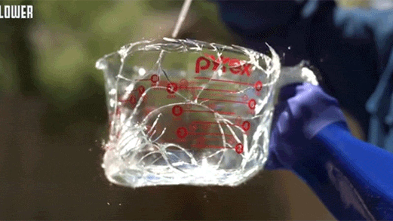 Watch Glass Explode in Spectacular Slow Motion