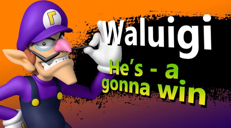 waluigi amiibo smash