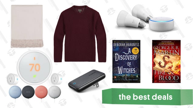 Friday's Best Deals: REI, Kindle eBooks, Google Nest, Jachs Sweaters, and More