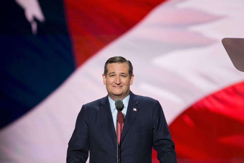 Ted Cruz speaks on the third day of the Republican National Convention on July 20, 2016, at the Quicken Loans Arena in Cleveland. Tasos Katopodis/WireImage