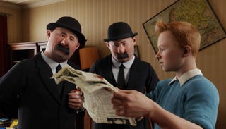 Illustration for article titled What's it like playing Tintin's klutzy buddy? Nick Frost gives us the scoop