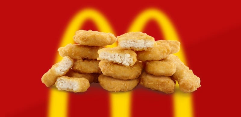 Illustration for article titled McDonald's cambia la receta de sus nuggets y sus bollos para hacerlos más saludables
