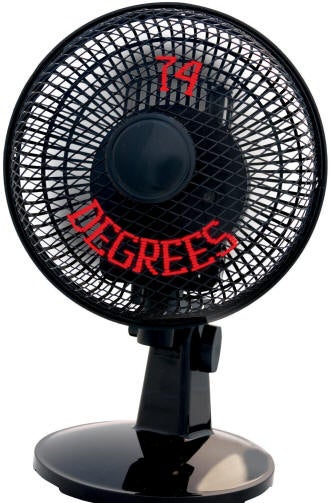 Illustration for article titled Digital LED Fan Isn't any Colder than a Normal Fan