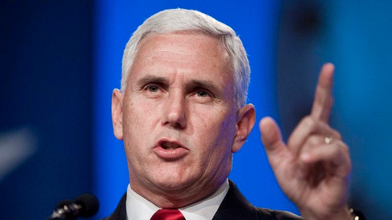 Illustration for article titled Indiana Governor Insists New Law Has Nothing To Do With Thing It Explicitly Intended To Do