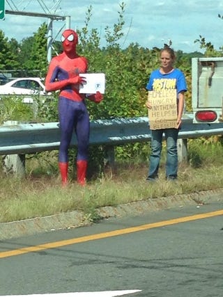 Illustration for article titled Spiderman is broke