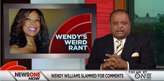 Roland Martin discussing Wendy Williams’ take on HBCUs and the NAACPYouTube Screenshot