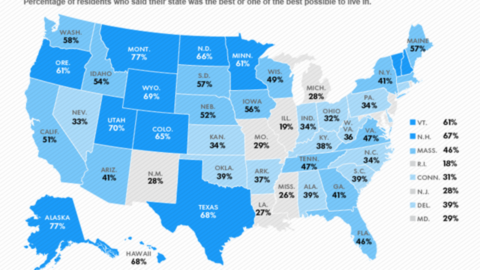 Which States Hate Themselves The Most?