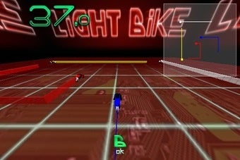Illustration for article titled Light Bikes is a Handful of Tron Fun