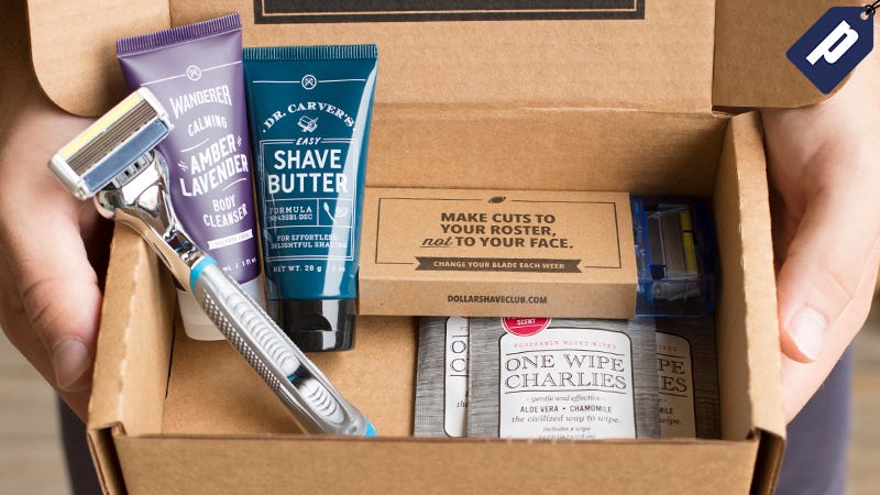 Illustration for article titled Get Dollar Shave Club's Starter Set: Razors, Shave Butter, Body Cleanser, & Wipes, Just $5