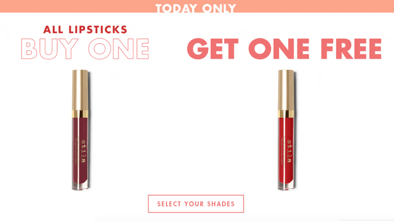 Buy One Lipstick, Get One Free | Stila Cosmetics