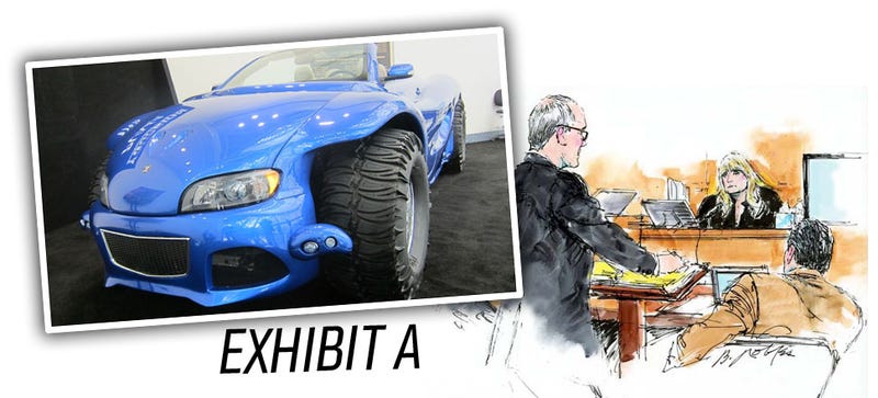 Illustration for article titled Man Behind This Ugly Car Wants To Sue Us Because We Said His Car Is Ugly