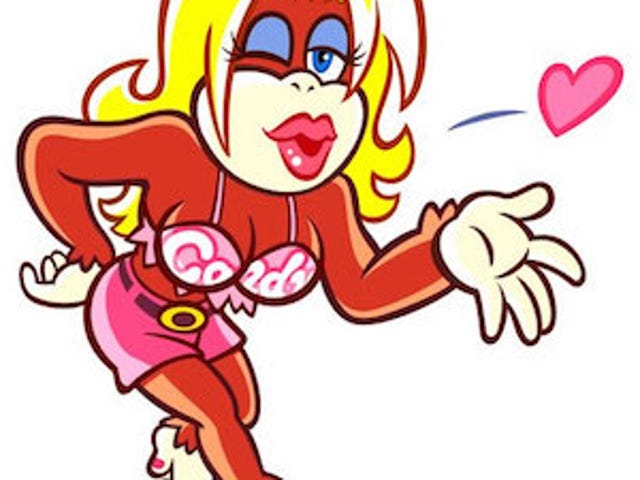 Candy Kong a été présentée aux joueurs comme l'intérêt amoureux peu vê...