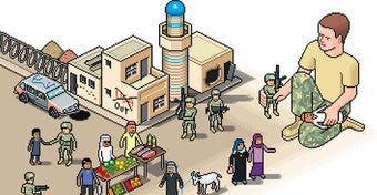 Illustration for article titled U.S. Army Trains with "SimCity Bagdad"