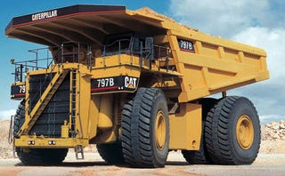 Illustration for article titled Meet Your New Robot Overlord: The Autonomous Mining Truck