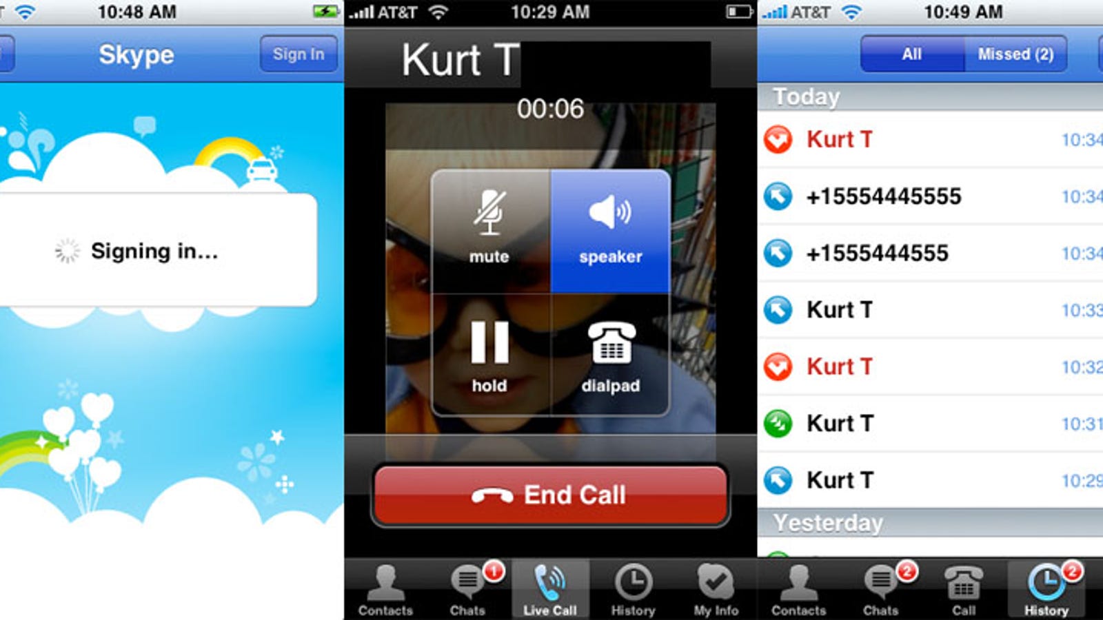 Skype Coming to iPhone Tuesday, BlackBerry in May
