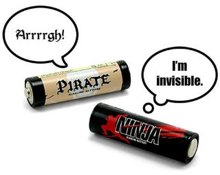 Illustration for article titled Pirates vs. Ninjas Batteries (Verdict: Pointless)