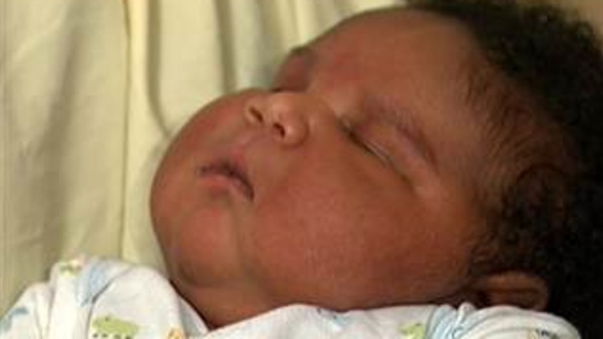 JaMichael Brown weighs in at 16 pounds 1 ounce. (Google)