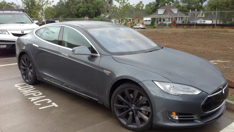 new gray color tesla