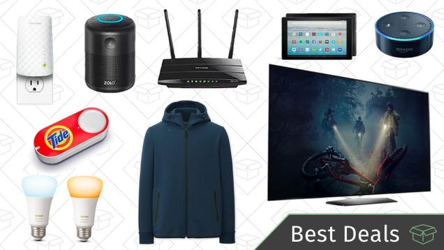 Friday's Best Deals: Home Networking Gold Box, OLED TVs, Amazon Dash Buttons, and More