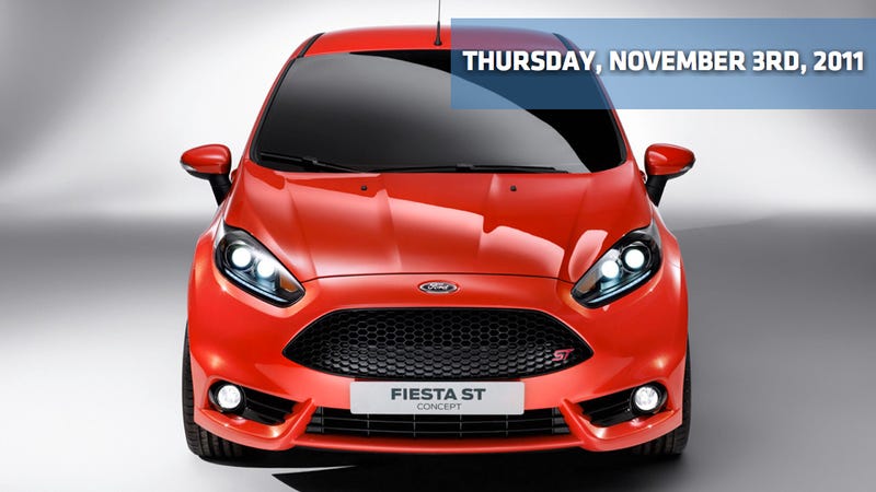 Illustration for article titled Ford Fiesta ST Five-Door, Tesla beats a low bar, and Chevy doesn't look a day over 150