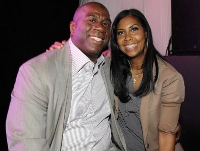 Magic and Cookie Johnson 20 years later (Getty)