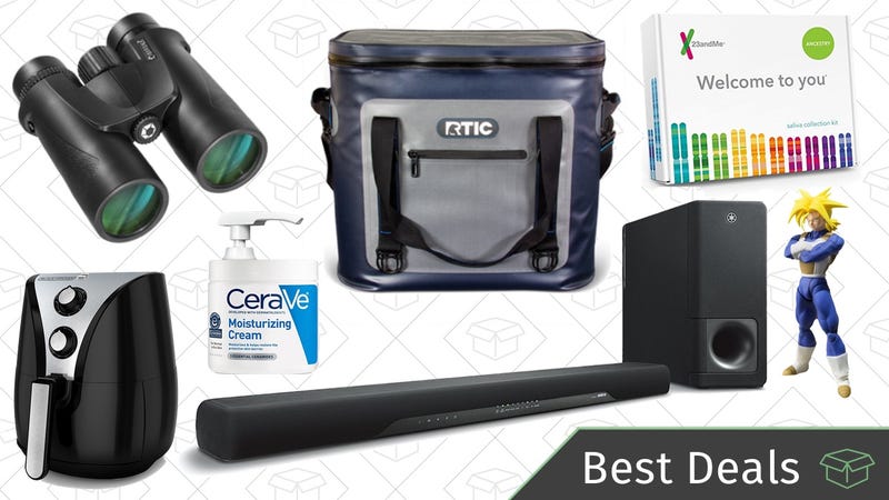 Illustration for article titled Saturday's Best Deals: RTIC Coolers, Yamaha Sound Bar, Air Fryer, and More