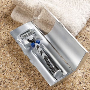 Illustration for article titled UV Razor Sanitizer Fights Off Nasty Bacteria You Picked Up Below the Equator