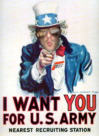 Illustration for article titled The Forzalopnik Roundup: Uncle Jalop Wants You