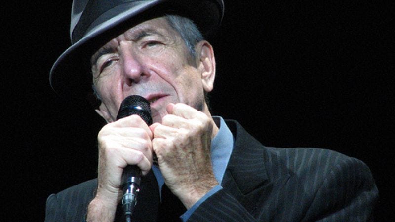 Illustration for article titled Leonard Cohen recuperating from on-stage collapse