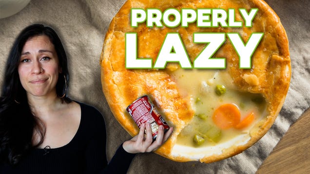 Use a Can of Soup to Make a Lazy Chicken Pot Pie